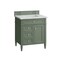James Martin Vanities Brittany 30in Single Vanity, Smokey Celadon w/ 3 CM Ethereal Noctis Top 650-V30-SC-3ENC - alternate 4